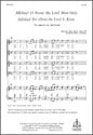 Alleluia O Praise the Lord SATB choral sheet music cover Thumbnail